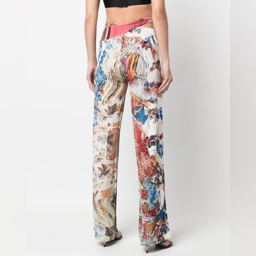 Marine Serre Multicolor Patterned Pants - image 3